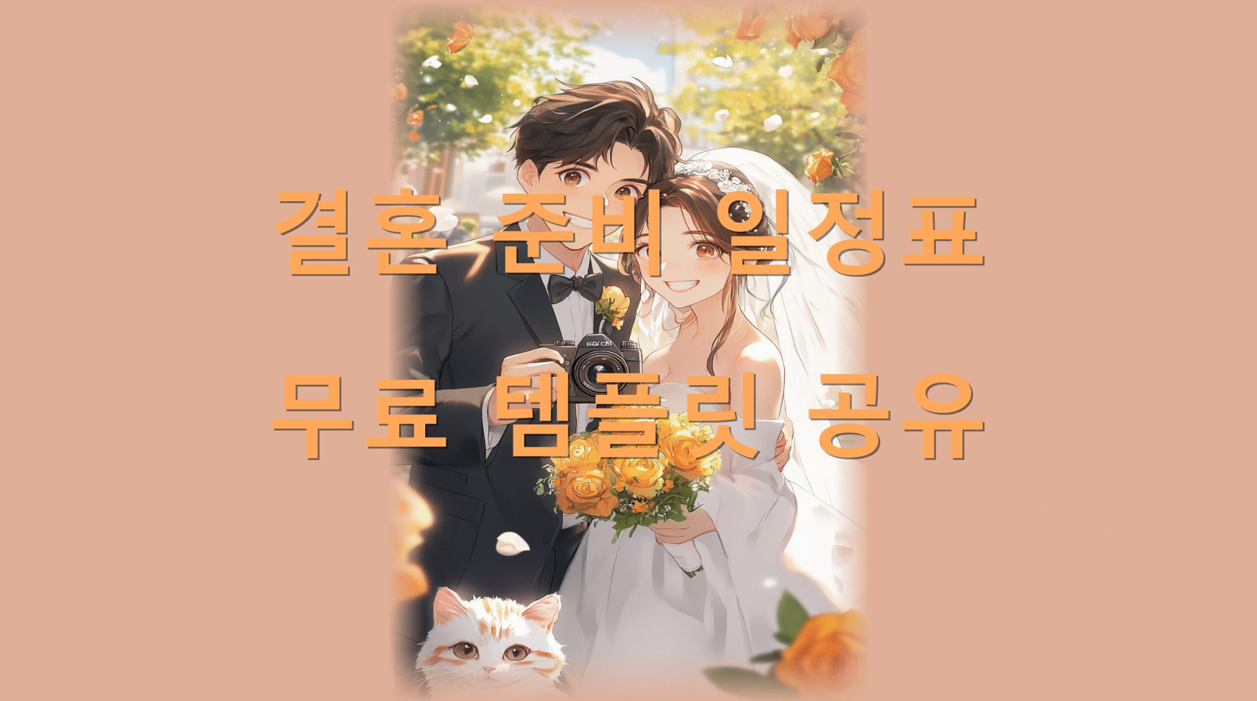 결혼 준비 일정표 무료 템플릿 공유