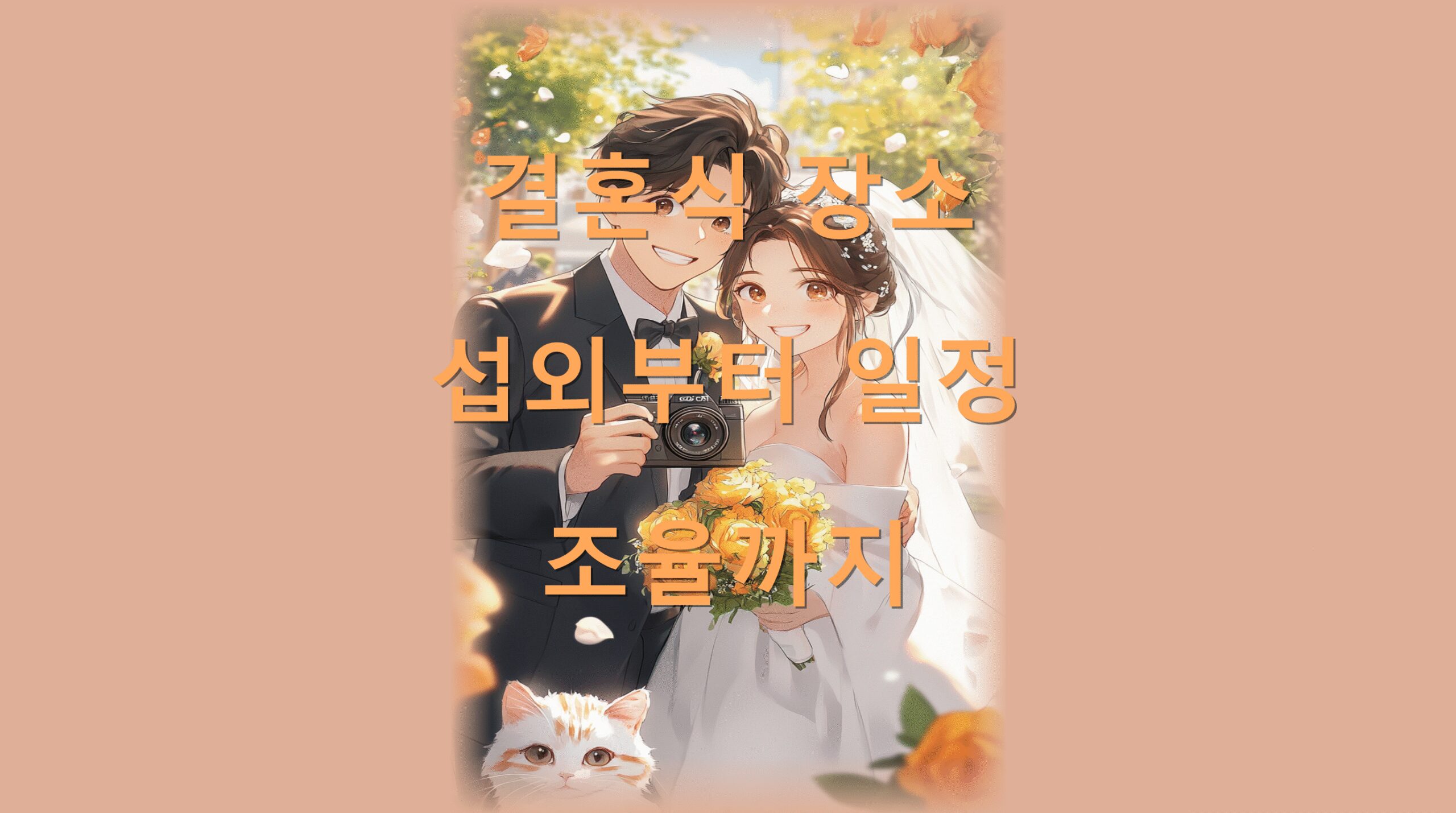 결혼식 장소 섭외부터 일정 조율까지