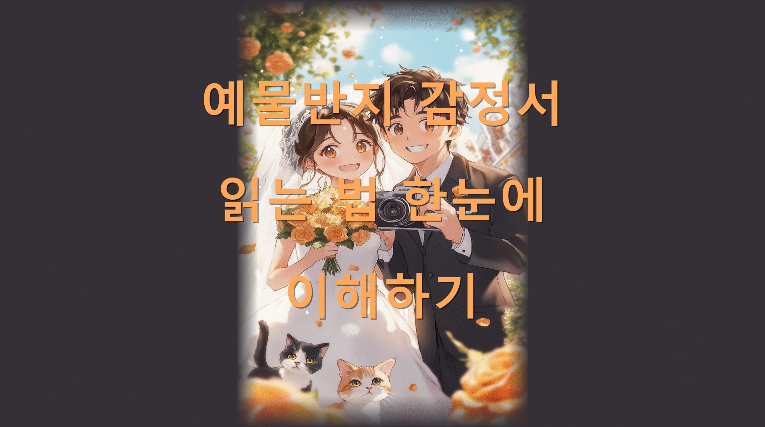 예물반지 감정서 읽는 법 한눈에 이해하기