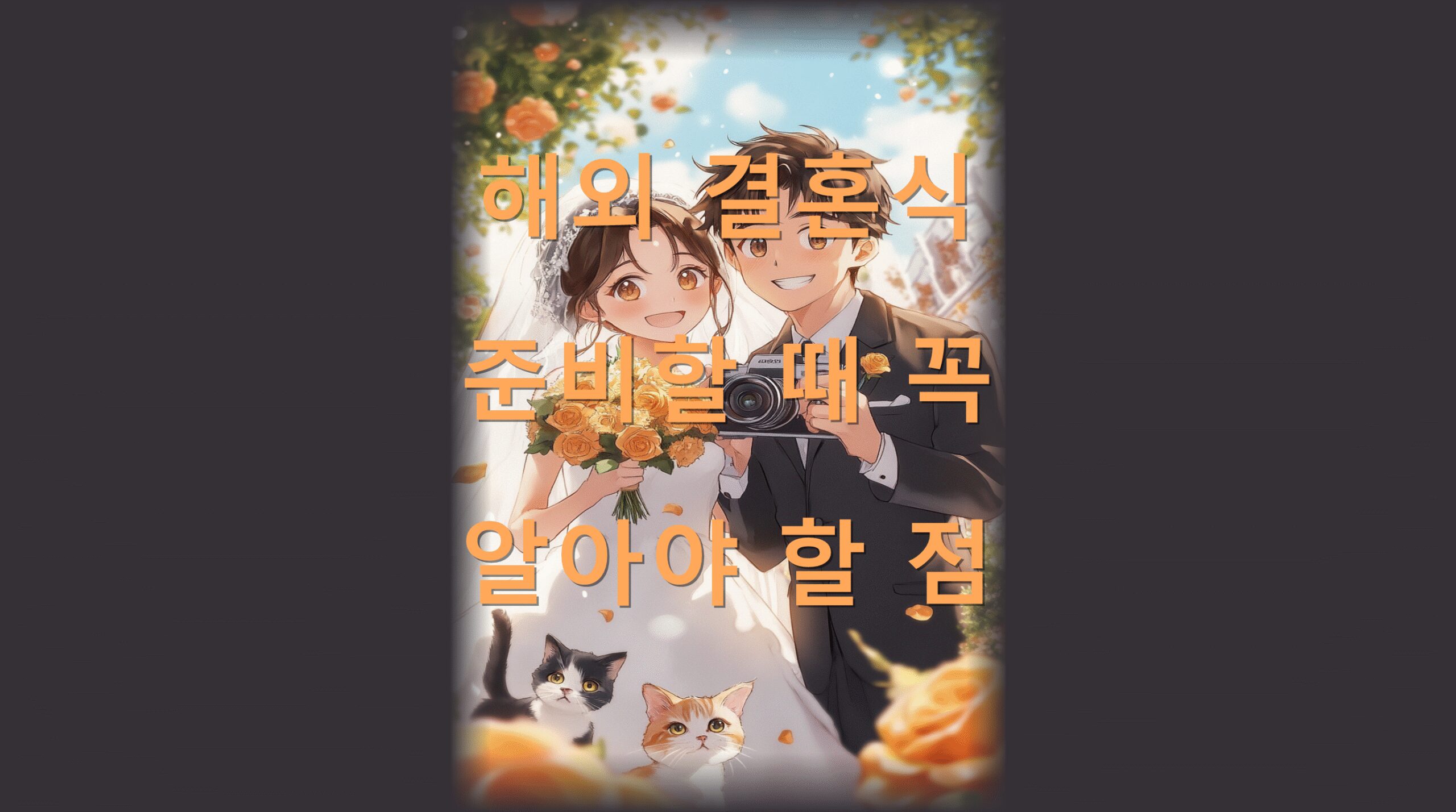 해외 결혼식 준비할 때 꼭 알아야 할 점